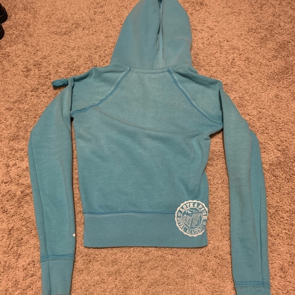 PINK half zip hoodie - Picture 3 of 4